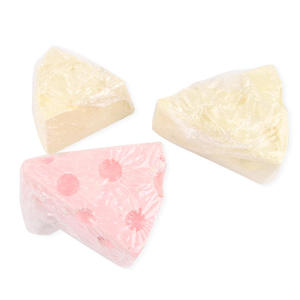 Pierre à mâcher pour animaux de compagnie en forme de fromage, résistante à l'usure, jouet de nettoyage des dents pour <span class=keywords><strong>hamster</strong></span>, pierre volcanique au calcium pour ours dorés - Product Image 2