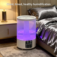 Diffuseur d'huiles essentielles ultrasonique pour voiture, humidificateur, nouveau design 2026, lumière LED, purificateur d'air, diffuseur d'aromathérapie à brume froide