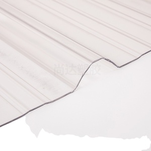 Modern Design Factory Stripe Corrugated Sun Sheets Polycarbonate <strong>Transparent</strong> <strong>Plastic</strong> <strong>Roof</strong> Panel for Sun Protection - Product Image 4