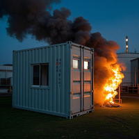 Bâtiment résistant aux explosions 20FT 40FT Maison préfabriquée Maisons modulaires Salle familiale secrète pour conteneur antidéflagrant