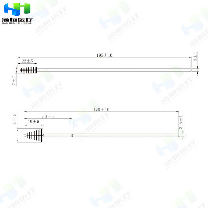 Hanheng Medical HPV Brush - Sterile Sampling for Cervical Cytology