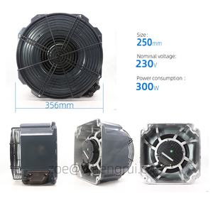 Ventilador centrífugo de refrigeración de entrada única ebmpapst K3G250-RR17-H9 430597755 230V AC 300W Siemens EC con soporte - Product Image 2