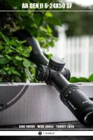 Nouvelle lunette de chasse professionnelle T-EAGLE AR GEN II 6-24x50 SF, optique illuminée, résistante aux chocs, longue portée, pour l'extérieur
