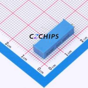 Resistencia Ajustable/Potenciómetro 3006P-103, Componente de Orificio Pasante (THT)-3P, Resistencia de 6.5x4.9mm, 10kOhm, 10%, 750mW, 250ppm/ ℃ - Product Image 1