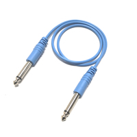 Câble audio jack mâle 6.35mm à 6.35mm Mono pour Microphone, guitare électrique