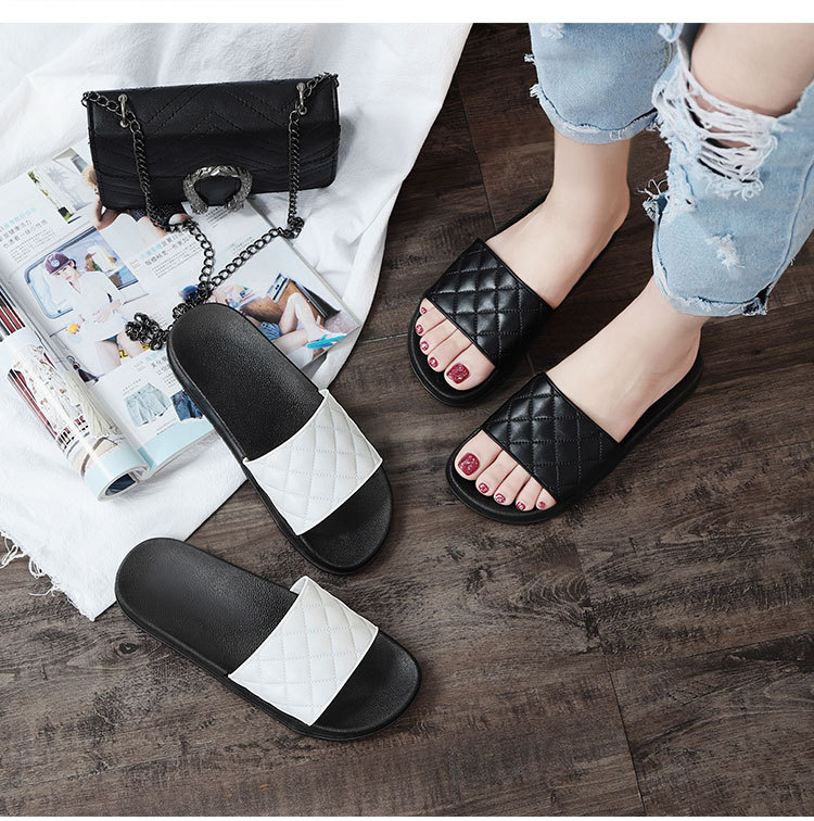 Fashion Women Summer Soft PVC Slippers Thick Platform Indoor Slides Shoes Mens