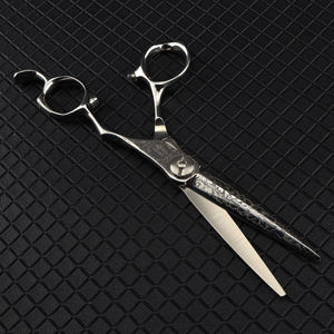 6.0英寸日本440C雕刻图案镐形剪刀时尚设计美容理发剪平美发剪刀 - Product Image 6