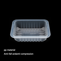 Barquette alimentaire en plastique transparent thermoformé sous vide en gros pour viande, fruits, sushis, boîte de conservation, emballage