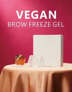 2023 Venta caliente personalizado vegano claro Etiqueta Privada estilo cera impermeable tinte ceja congelación Gel jabón potenciadores de cejas