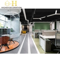 Bureau personnalisé avec logo, poste d'accueil, station de thé, chaise de bureau lounge, chaise pour le personnel avec bande lumineuse LED