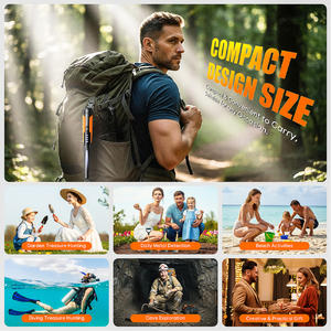 Rodada Rod <span class=keywords><strong>Metal</strong></span> <span class=keywords><strong>Detector</strong></span> com Tela LED Som/Vibração/Som & Vibração AA bateria 9V IP68 À Prova D 'Água - Product Image 6