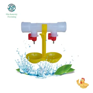 Chicken Drinker for Farm Automatic Poultry Plastic Red White Pvc Color Material