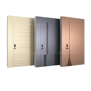 Italian Luxury Design Aluminum Entrance Door Exterior Security Front Pivot Door Modern Entry Black Aluminum Pivot Interior Door