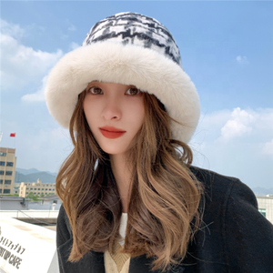 <span class=keywords><strong>หมวก</strong></span>บีนนี่ถักขนแกะหนาอะคริลิกขนาดใหญ่พิมพ์ลายนกแฟชั่นสำหรับผู้หญิงฤดูหนาวล่าสุดปี2022 - Product Image 5