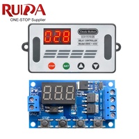 Module de relais temporisé à double MOS DDC-432, 5V-30V CC, avec affichage numérique LED, minuterie de cycle, interrupteur de temporisation