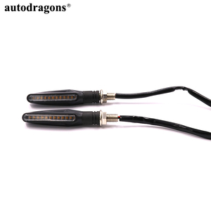 Feux de signalisation dynamiques séquentiels à LED pour moto, ADT 12V 12 LED, effet de défilement d'eau, clignotants - Product Image 4