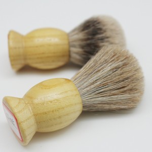 JDK 100% Brosse de Rasage pour Cheveux de <span class=keywords><strong>Blaireau</strong></span> Silvertip Naturel Manche En Bois Massif pour le Salon de <span class=keywords><strong>Coiffure</strong></span> - Product Image 6