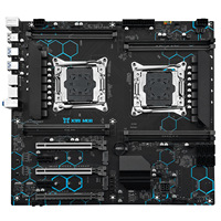 Kit de carte mère MACHINIST X99 MD8 double processeur LGA2011 3 DDR4 8 emplacements 256 Go de RAM chipset C612 serveur