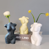 Patung Hewan Resin Figurine Pot Bunga Kering Seni Rakyat Dekorasi Rumah untuk Penggunaan Dalam Ruangan