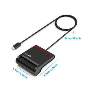 Top Vente USB Type C ATM Lecteur de Carte De Crédit à <span class=keywords><strong>Puce</strong></span> avec carte <span class=keywords><strong>SIM</strong></span> adaptateur - Product Image 2