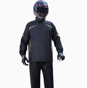 Completo Impermeabile per Motociclisti e Rider di Consegne, Tuta <span class=keywords><strong>Moto</strong></span> Divisibile per Protezione da Pioggia Intensa, <span class=keywords><strong>Copertura</strong></span> <span class=keywords><strong>Antipioggia</strong></span> per Scooter Elettrico - Product Image 2
