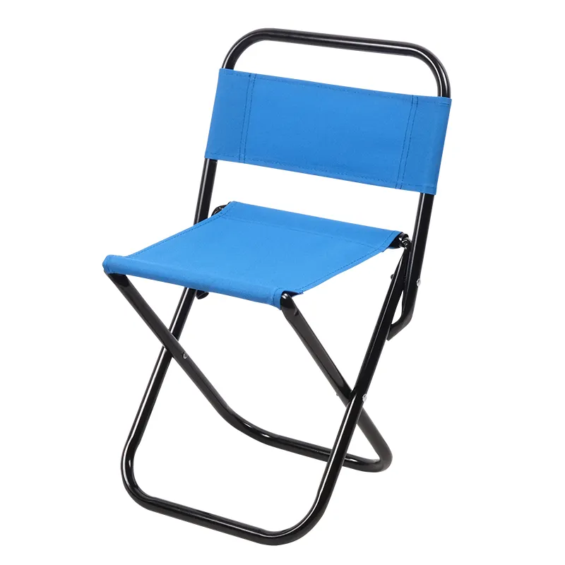 Cadeira de acampamento para peixes, tubo de aço 600X300D de dupla camada, preço de fábrica, cadeira de pesca ao ar livre e praia, 0.7mm