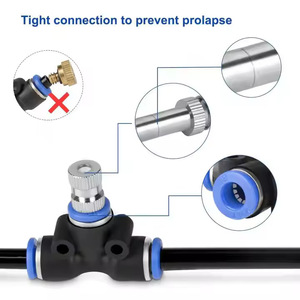 Ensemble d'irrigation par pulvérisation à insertion rapide pour tuyau d'arrosage automatique de 6mm Pulvérisateurs du système de refroidissement du <span class=keywords><strong>toit</strong></span> - Product Image 4