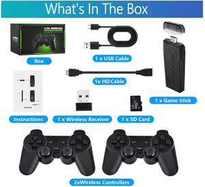 Consola de Juegos Retro ZongX con Más de 21000 Juegos, Retro Drive con Salida de 2.4GHz, Controles Inalámbricos, Plug and Play <span class=keywords><strong>para</strong></span> Jugar en TV - Product Image 6
