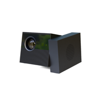 Nouveau Mini Projecteur Portable 2026 au Design Unique Redot, 1080p LED LCD, Android 12, 5000 Lumens, Haut-parleurs Intégrés, Home Cinéma
