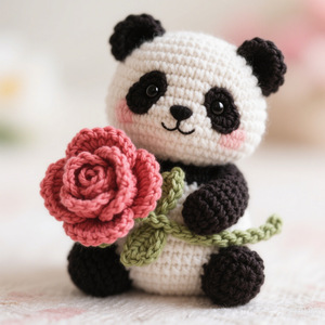 Kit <span class=keywords><strong>de</strong></span> ganchillo hecho a mano, juguetes, llavero, muñecas, muñeco <span class=keywords><strong>de</strong></span> hilo, lindo peluche, regalo para niños, Panda, animales <span class=keywords><strong>de</strong></span> ganchillo - Product Image 3