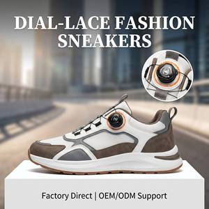 Chaussures <span class=keywords><strong>Homme</strong></span> Printemps/Été 2026 Nouveauté Baskets Décontractées Sans Lacets pour Adulte avec Bouton Rotatif Style Papa Tendance en Tissu Mesh - Product Image 1