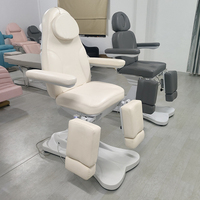 Lit de beauté électrique à 5 moteurs, à jambes séparées, réglable, fauteuil de salon de beauté, équipement professionnel de spa facial