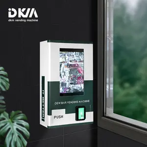 DKM-minimáquina Expendedora de pestañas montada en la pared para baño, pantalla táctil de 21 pulgadas, montaje superior de visón, Apple Pay