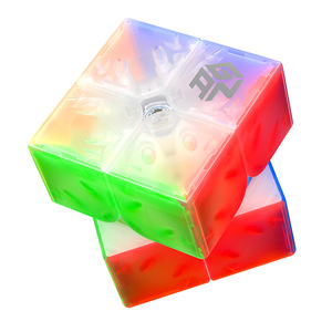แกนคิวบ์ GAN330 พวงกุญแจลูกบาศก์แม่เหล็กใส 2x2 สำหรับวัยรุ่นทุกเพศ - Product Image 2