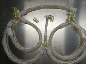 Siliconen ademhalingscircuit voor gebruik bij volwassenen/kinderen/neonaten - Product Image 1