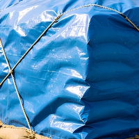 Rouleau de tissu en bâche PP 100% recyclable, imperméable, haute résistance, léger, anti-UV, bâche de camion, bâche de chargement, tissu industriel
