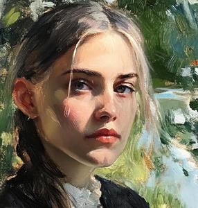 Portrait Painting From Photo, <strong>Wall</strong> Art Commission Paintings on Canvas, Personalized Holiday Gift Ideas for Wife - Product Image 2