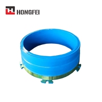 CS430/S3800/H3000 CH420/CH440/H4000/H4800 haute teneur en manganèse manteau concave GP cône concasseur pièces porter doublure