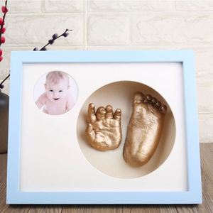 Cadre pour bébé Sculpture main et pied DIY Cadre photo pour bébé Cadre d'ombre - Product Image 2