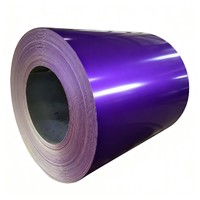 Tôle de Toiture Métallique Ondulée en Acier Galvanisé Prépeint PPGI, Revêtement en Zinc Certifié ASTM BIS, Dureté Moyenne, pour Conteneurs et Maisons