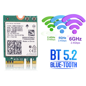 EDUP Thẻ Mạng Không Dây 3 Băng Tần AX210 NGFF Wifi 6E Máy Tính Xách Tay M.2 Thẻ Wifi 2.4G/5G/6G 802.11AX - Product Image 4