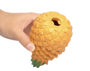 Juguete Masticable de Goma para Perros, con Forma de Piña, Indestructible, No Tóxico, para Perros Mordedores Agresivos, Uso en Exteriores - Product Image 1