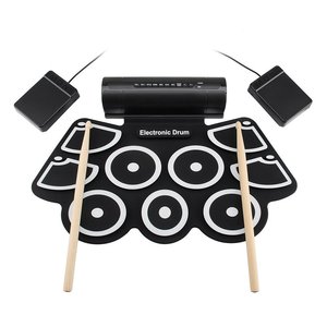 Batterie de percussions électroniques en silicone pliable MD760 avec chargement USB - Product Image 2
