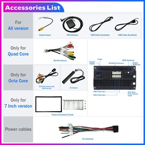 AI 2 DIN 9 "10" <span class=keywords><strong>Android</strong></span> đài phát thanh cho DVD Player Car Stereo 4GB RAM 64GB ROM GPS DSP BT FM kỹ thuật số xử lý tín hiệu đa phương tiện vid - Product Image 6