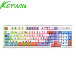 <span class=keywords><strong>Clavier</strong></span> de jeu filaire USB 98 touches avec LED mixtes, ODM/OEM d'usine, en stock, Type-C, <span class=keywords><strong>clavier</strong></span> de jeu filaire USB 98 touches détachable avec bouton - Product Image 2