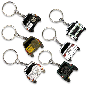 Wholesale Custom Metal Racing Car Keychain with Brand Logo