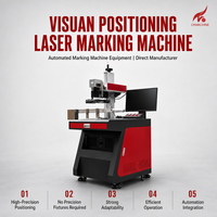 Machine de marquage laser CO2 visuelle CKMACHINE pour bois, acrylique, caoutchouc, matériaux non-métalliques, identification automatique de la position, sur table, précision 0,002 mm