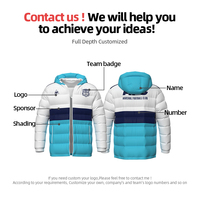 2024 Football Match hiver chaud Football veste vers le bas manteau coupe-vent épaissi sport Football coton bouffant manteau Football veste