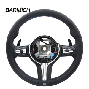Volant sport en fibre de carbone de qualité supérieure, tissage sergé sec, compatible avec <span class=keywords><strong>BMW</strong></span> F15 X5 F30 Série 3 F32 Série 4 F80 M3 Upgrade - Product Image 1