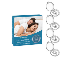 Vente en gros, pince-nez magnétique anti-ronflement en silicone pour mieux dormir, dilatateur nasal, dispositif anti-ronflement, pince-nez pour apnée - Product Image 5